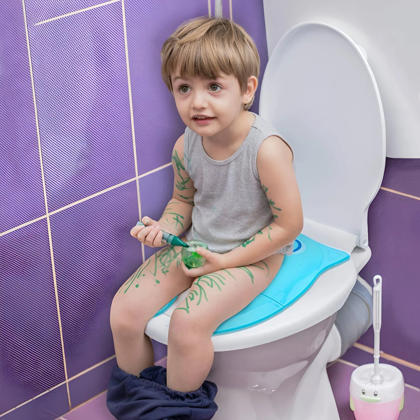 Faltbarer Toilettensitz