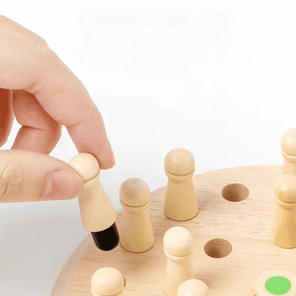 Montessori Farb-Memory Schachspiel