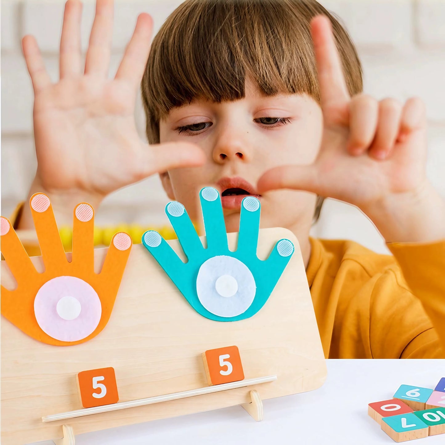Montessori Mathe Fingerboard