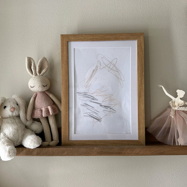 Kinderkunst-Bilderrahmen