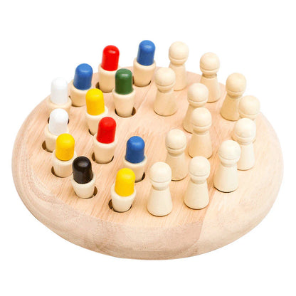 Montessori Farb-Memory Schachspiel