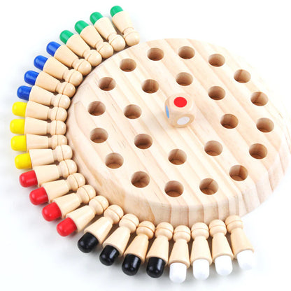 Montessori Farb-Memory Schachspiel