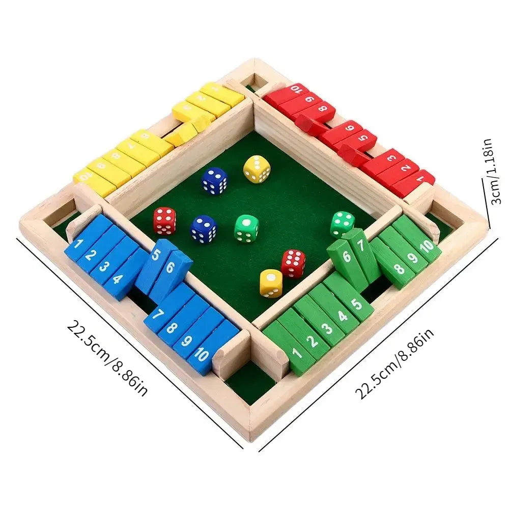 Holzwürfelspiel - Shut the Box