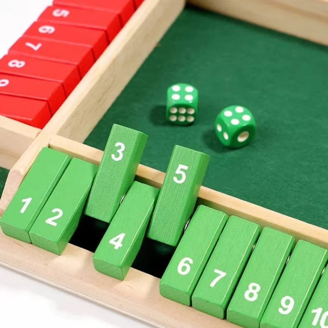 Holzwürfelspiel - Shut the Box