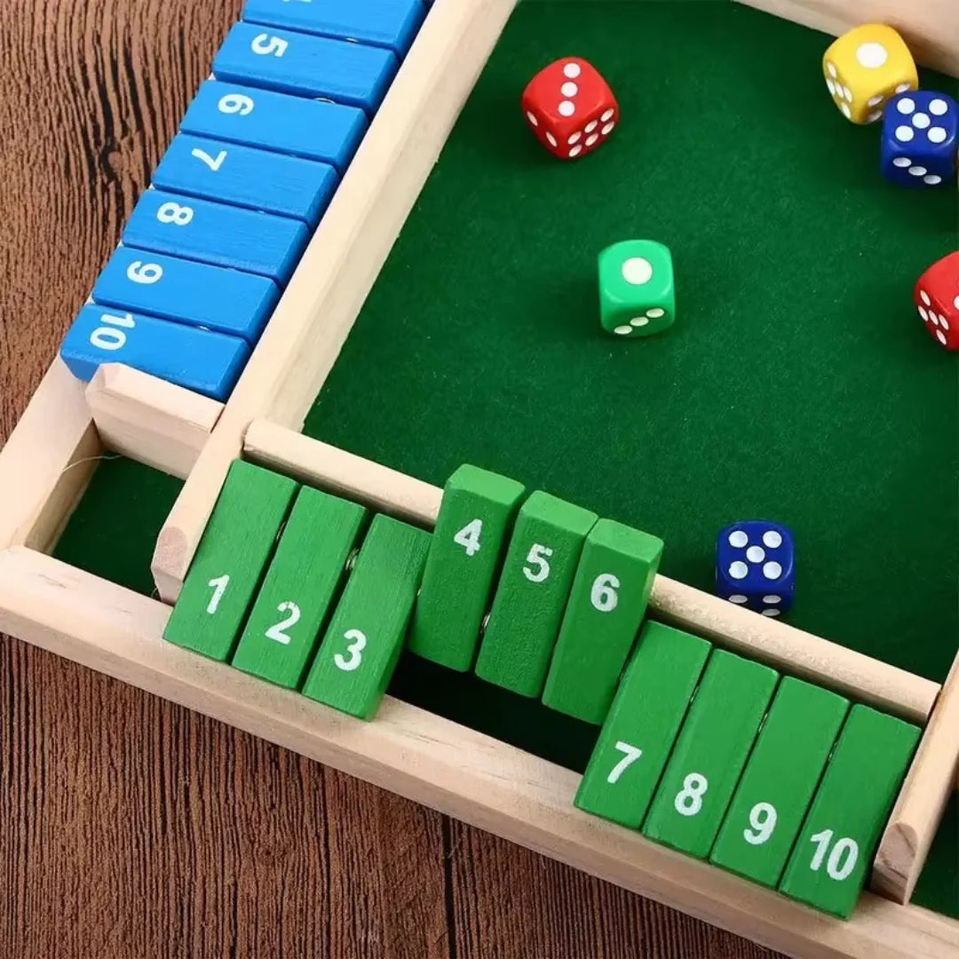 Holzwürfelspiel - Shut the Box